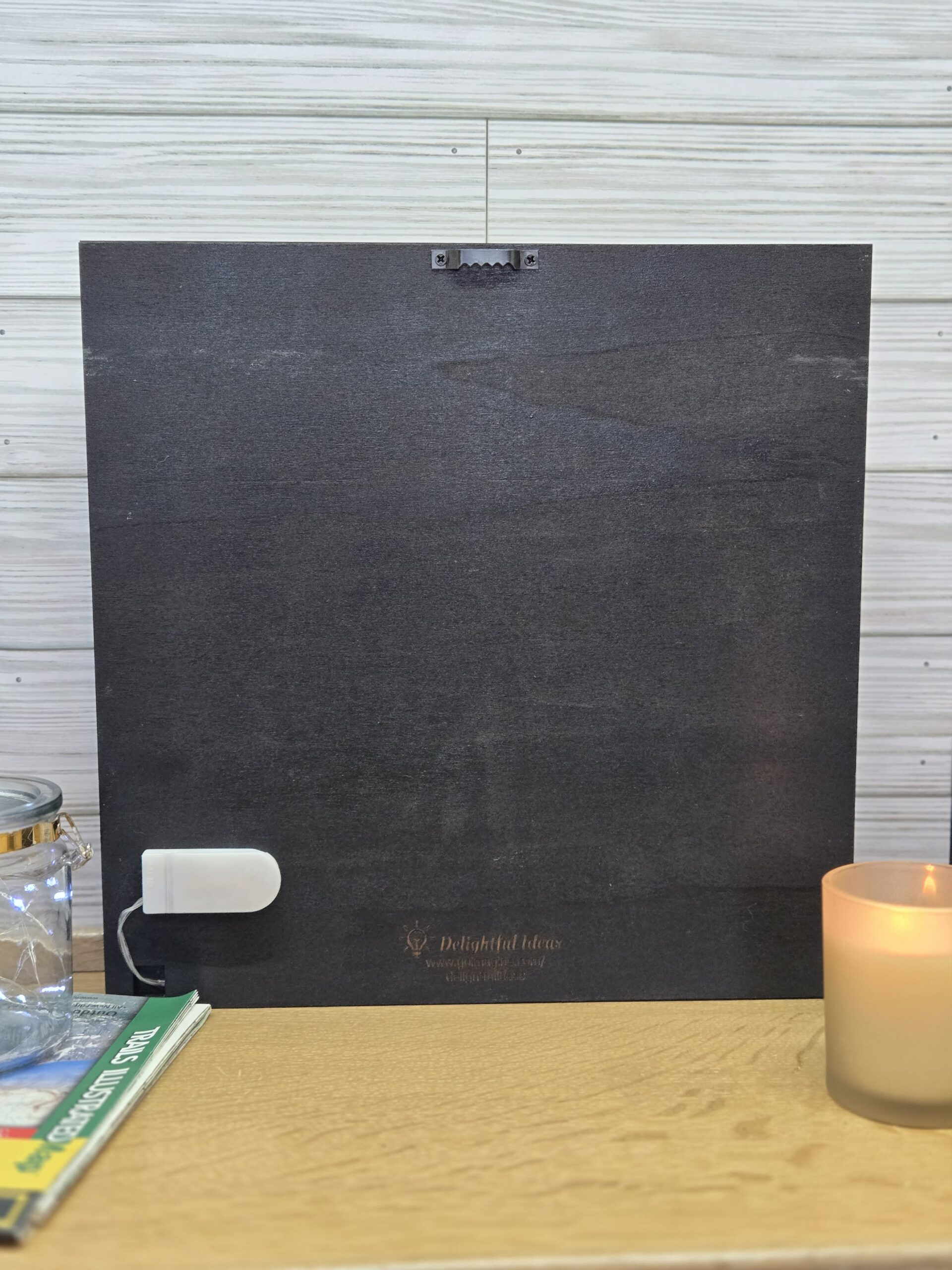 Laser Cut Layered Wood Art – “The Mountains Are Calling” Mountain Biking Wall Decor | Handmade 3D Wooden Shadow Box