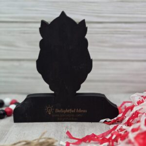 laser cut layered wood arkansas razorback shelf sitter