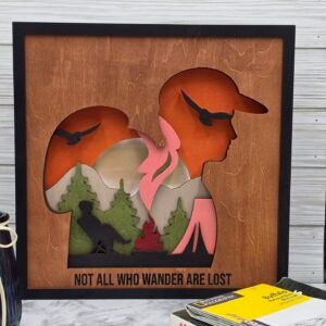 campfire and hiker 12 in