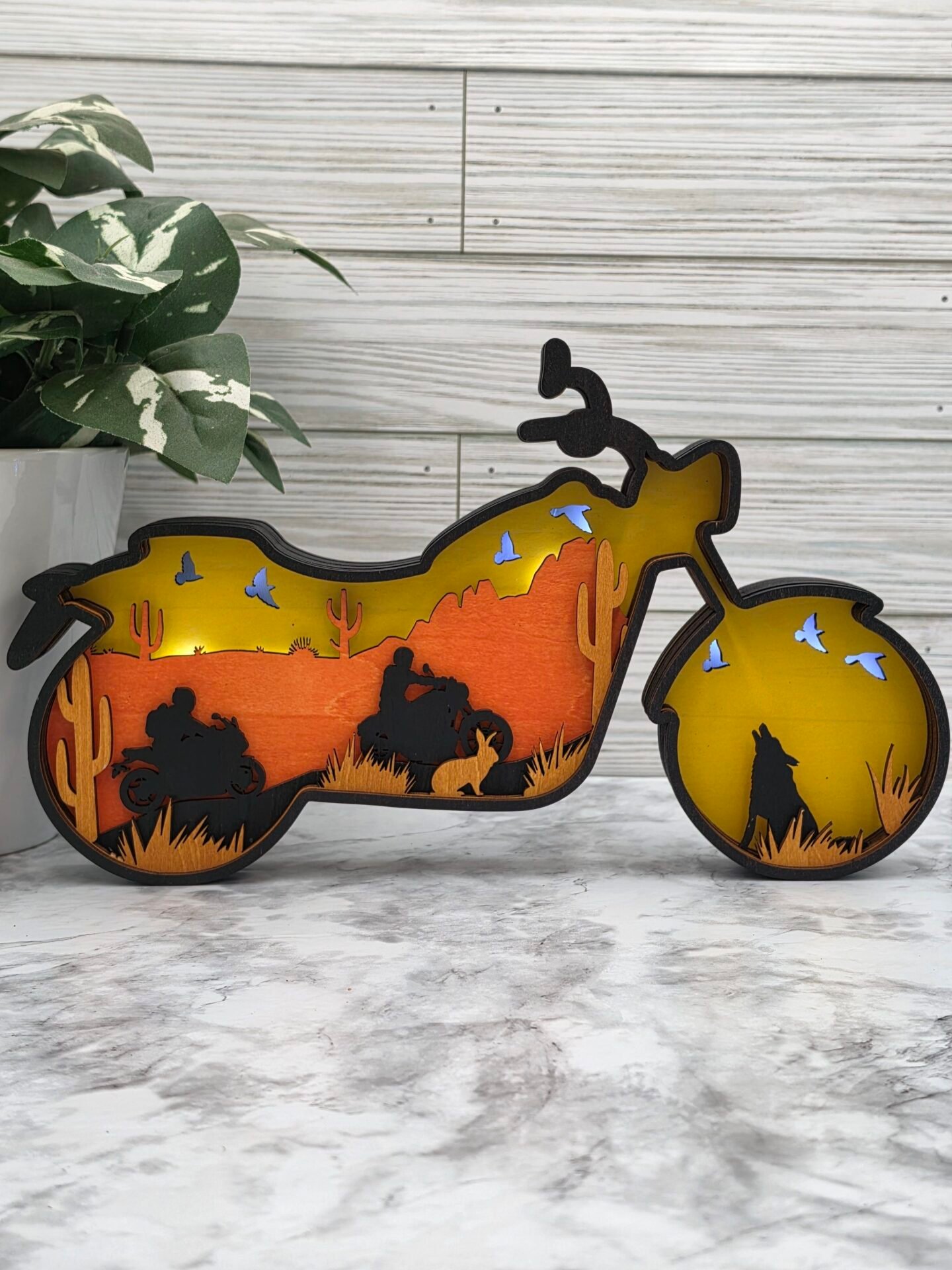 motorcycle desert yellow motorcycle desert yellow